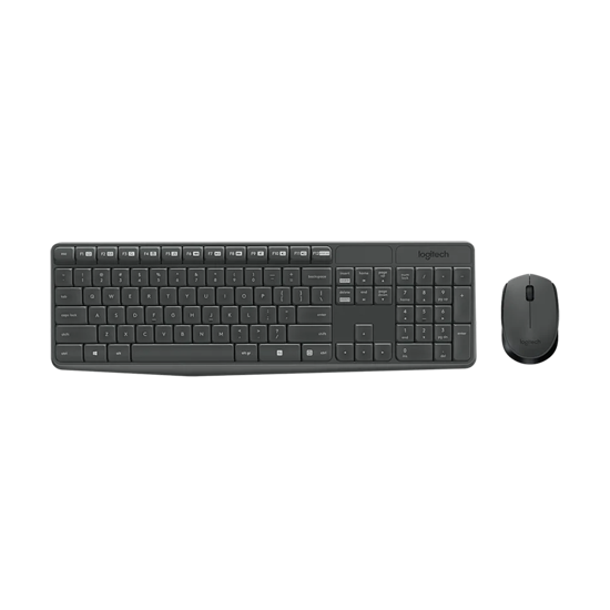 Picture of Tastatura + miš bežično Logitech MK235, crno, US layout, 920-007931