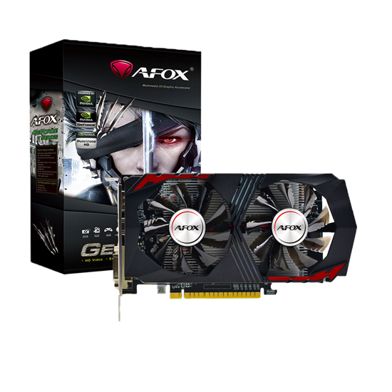 Picture of VGA AFOX GTX 1050 Ti 4GB Gaming GDDR5, 128bit, 1x HDMI, 1x DP, LP, Dual Fan, AF1050TI-4096D5H7-V6