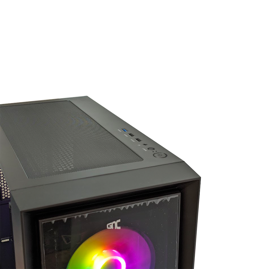 KUĆIŠTE GNC EZ COOL GAMING HC-625B BEZ NAPAJANJA, Tempered Glass, 3x120 RGB ventilator