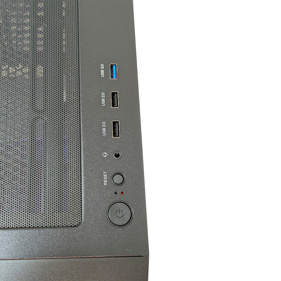 KUĆIŠTE GNC EZ COOL GAMING HC-625B BEZ NAPAJANJA, Tempered Glass, 3x120 RGB ventilator
