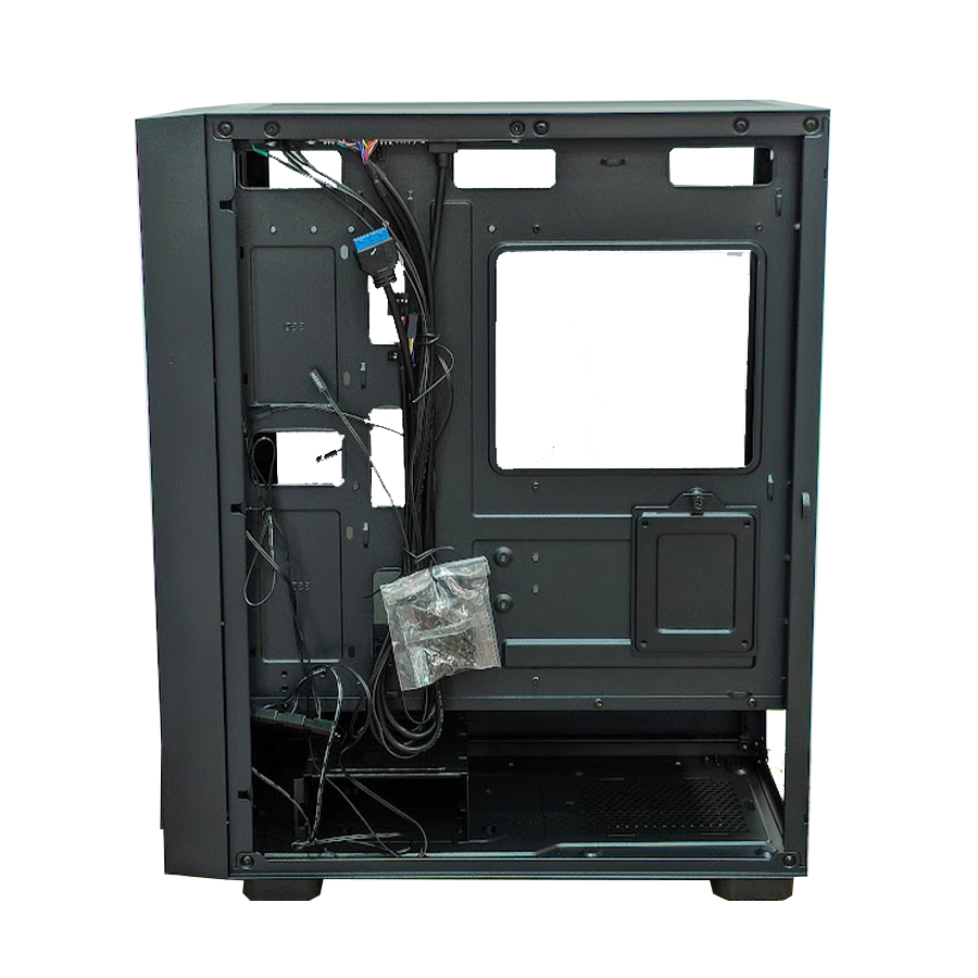 KUĆIŠTE GNC EZ COOL GAMING HC-625B BEZ NAPAJANJA, Tempered Glass, 3x120 RGB ventilator