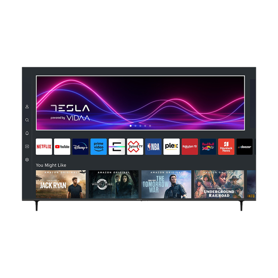 Picture of TESLA TV 75  75M345BUS UHD Smart;VIDA OS;App store, YouTube, Netflix, Prime video, EON,  HDMIx3;USBX2;CI+;Hotel Mode