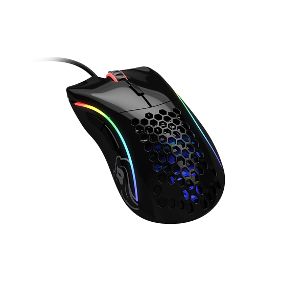 Picture of Miš Glorius gaming Race D RGB GD-GBLACK, glossy black