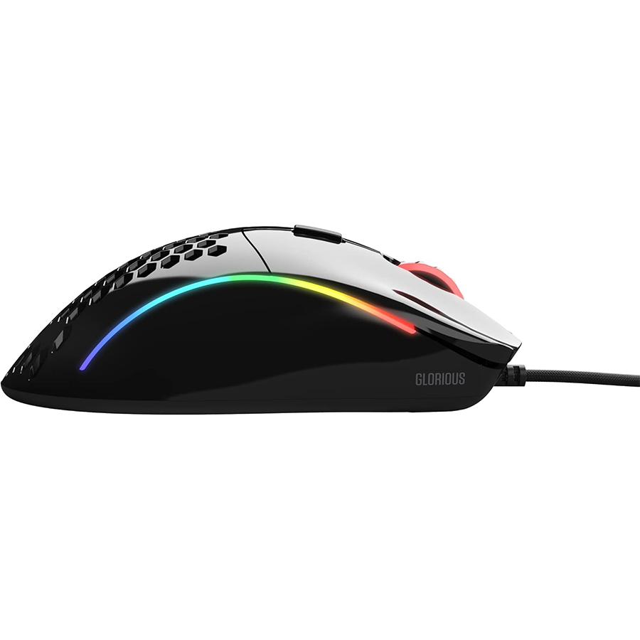Miš Glorius gaming Race D RGB GD-GBLACK, glossy black