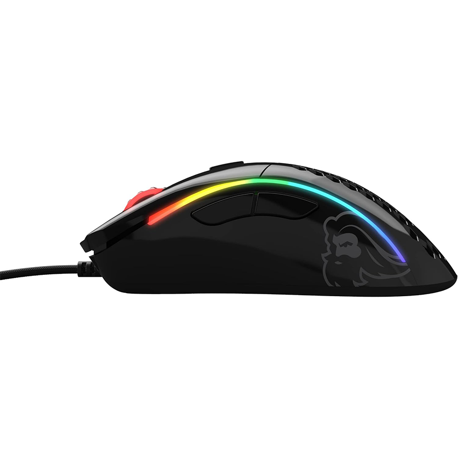 Miš Glorius gaming Race D RGB GD-GBLACK, glossy black