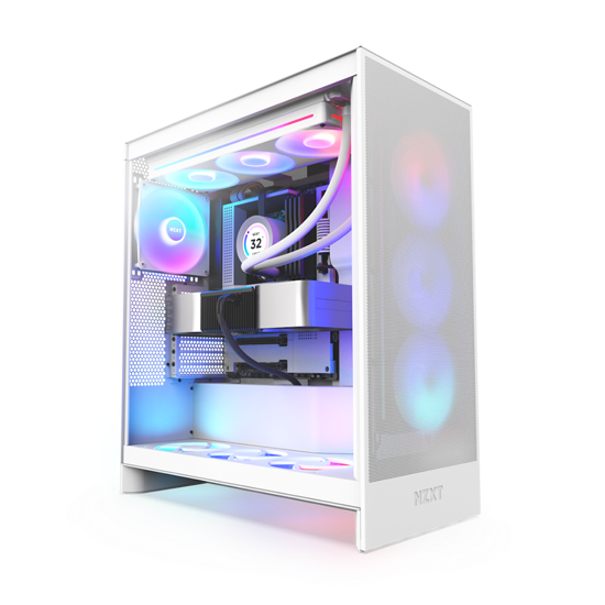 Picture of Kućište NZXT CASE H7 FLOW white RGB CM-H71FW-R1