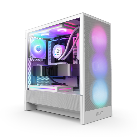 Picture of Kućište NZXT CASE H5 Flow white RGB CC-H51FW-R1