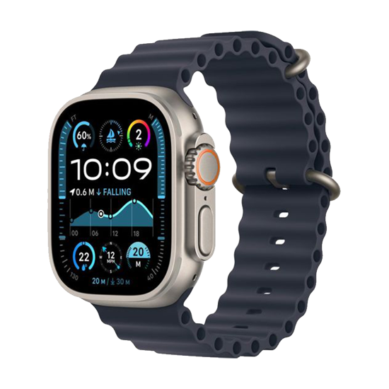 Picture of Apple Watch Ultra 2 MX4D3QA/A Titanium case 2024 LTE 49mm  - ALPINE-LOOP Natural/Navy Ocean