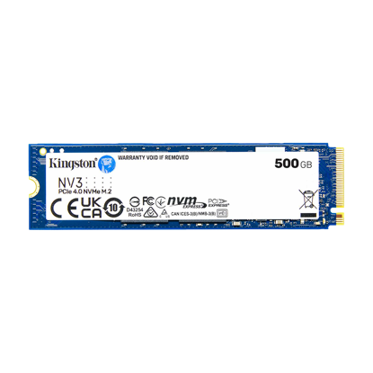 Kingston SSD SNV3S/2000G 2TB NV3 NVMe PCIe Gen 4.0 Up to 6,000MB/s read, 5,000MB/s write
