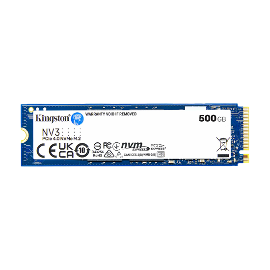 Picture of Kingston SSD SNV3S/500G 500GB NV3 NVMe PCIe 4.0 R/W:5000/3000MB/s