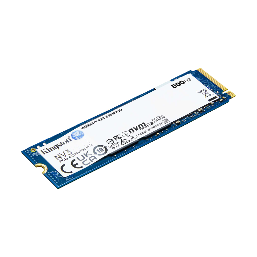 Kingston SSD SNV3S/500G 500GB NV3 NVMe PCIe 4.0 R/W:5000/3000MB/s