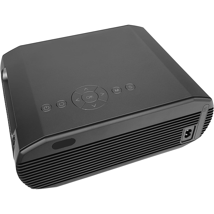Projektor EVEREST PJ06 Grey/Black Auto Focus 1080P 9800 Lumens Android 9.0 4K Supported Full HD Projection Device with Tripod