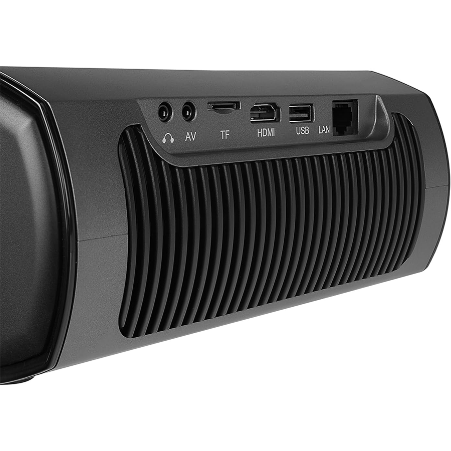 Projektor EVEREST PJ06 Grey/Black Auto Focus 1080P 9800 Lumens Android 9.0 4K Supported Full HD Projection Device with Tripod
