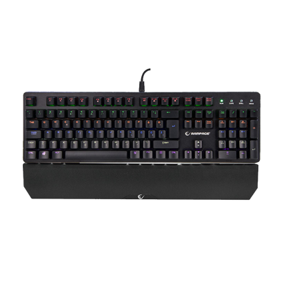 Tastatura gaming RAMPAGE KB-R91 Black USB Rainbow Backlight Water Proof BiH Layout Optical Switch