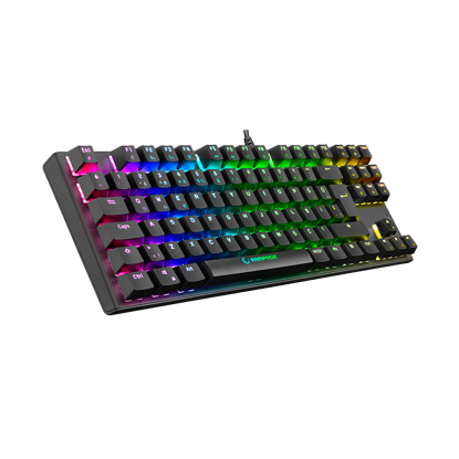 Tastatura gaming RAMPAGE KB-R17 Raptor Black USB 6 Color Blue Switch BiH Layout Gaming Mechanical Keyboard, 31409