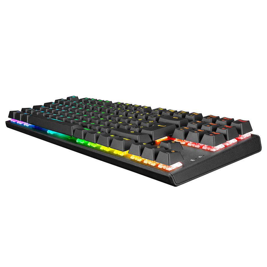 Tastatura gaming RAMPAGE KB-R17 Raptor Black USB 6 Color Blue Switch BiH Layout Gaming Mechanical Keyboard, 31409