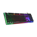 Picture of Tastatura gaming RAMPAGE Titan K9 Black USB Rainbow Color Backlit US/EGNLISH Layout FULL SIZE