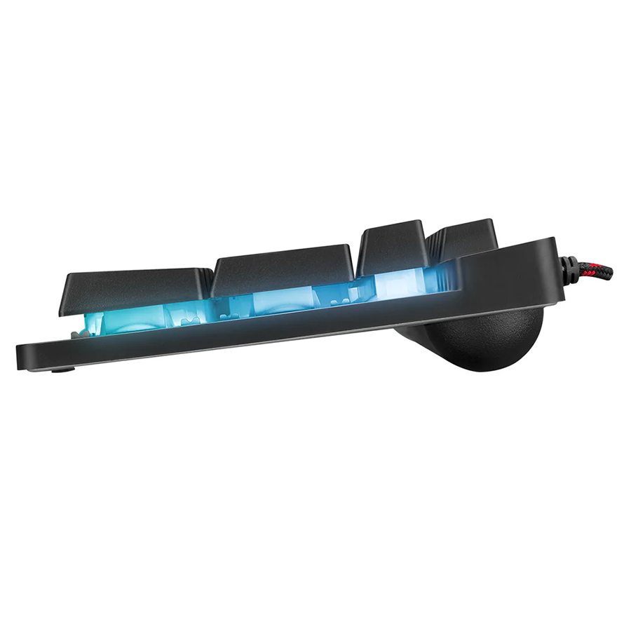 Tastatura gaming RAMPAGE Titan K9 Black USB Rainbow Color Backlit US/EGNLISH Layout FULL SIZE