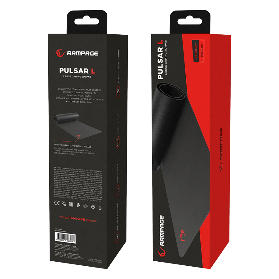 Podloga za miš gaming RAMPAGE Addison Pulsar XL 800x300x3mm, 41091