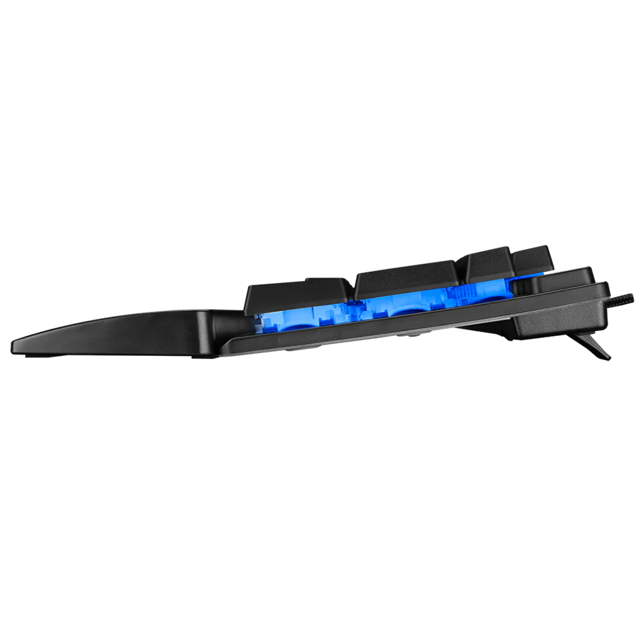 Tastatura gaming RAMPAGE KB-RX77 RUNNER Black USB Rainbow Illuminated US/ENGLISH LAYOUT Wrist Support, 39909