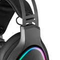 Picture of Slušalice sa mikrofonom gaming RAMPAGE RMX-G7 SNIPER Black RGB Illuminated,with Flexible Microphone Gaming, Headset