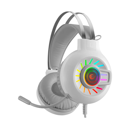 Slušalice sa mikrofonom gaming RAMPAGE RM-K44 ZENGIBAR Black 7.1 Surround RGB Light Effect Gaming Headset with Flexivle long Microphone, 35129
