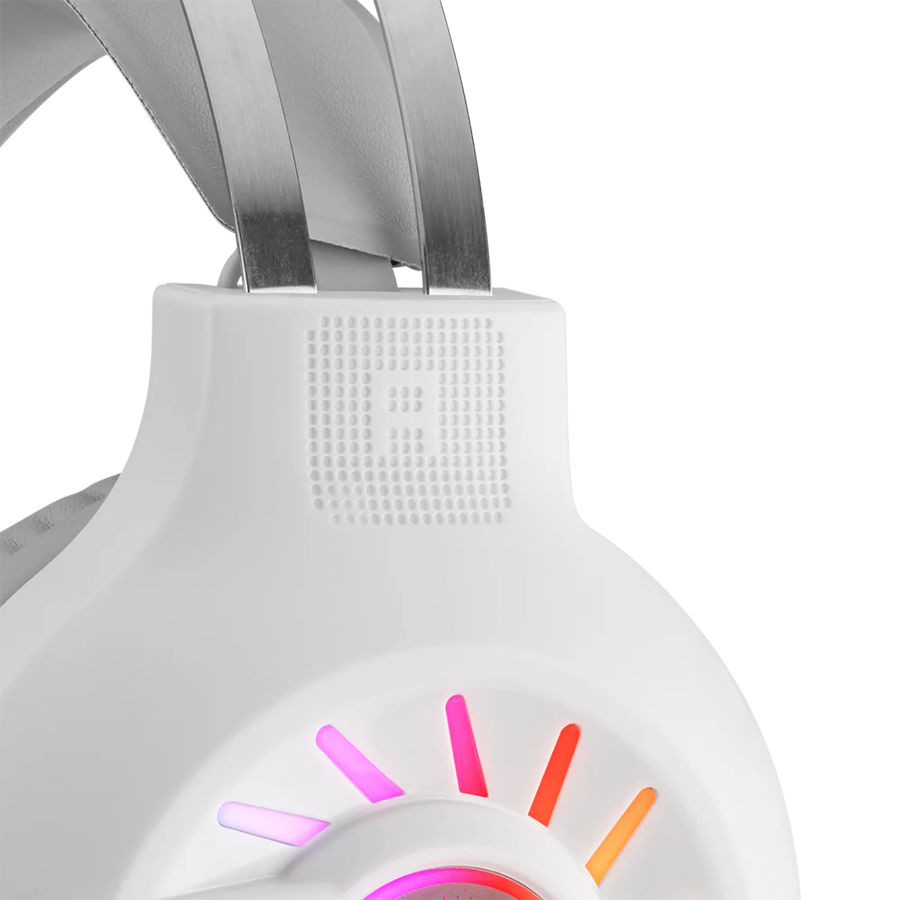 Slušalice sa mikrofonom gaming RAMPAGE RM-K44 ZENGIBAR White 7.1 Surround RGB Light Effect, 36094