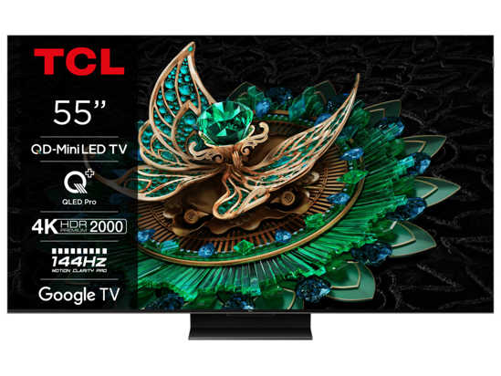 Picture of TCL 55"C765 QD-Mini LED 4K TVHDR 2400 nits; QLED PRO;ONKYO 2.1ch; 144Hz VRR; Google TV ( 55C765 ) 