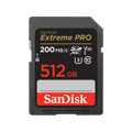 Picture of SanDisk SDXC 512GB Extreme Pro 200MB/s V30 UHS-I Class10 U3 V30  SDSDXXD-512G-GN4IN