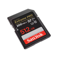 Picture of SanDisk SDXC 512GB Extreme Pro 200MB/s V30 UHS-I Class10 U3 V30  SDSDXXD-512G-GN4IN