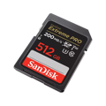 Picture of SanDisk SDXC 512GB Extreme Pro 200MB/s V30 UHS-I Class10 U3 V30  SDSDXXD-512G-GN4IN