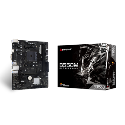 MB BIOSTAR B550MHP, mATX, Soc AM4, DDR4, M.2, GbE LAN, HDMI, VGA