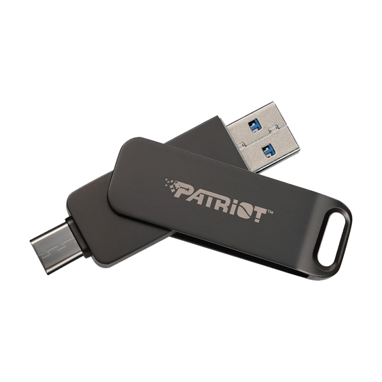 Picture of USB Memory stick PATRIOT Rage R550 64GB USB 3.2, Type-A+C Flash PE64GR550DSAD