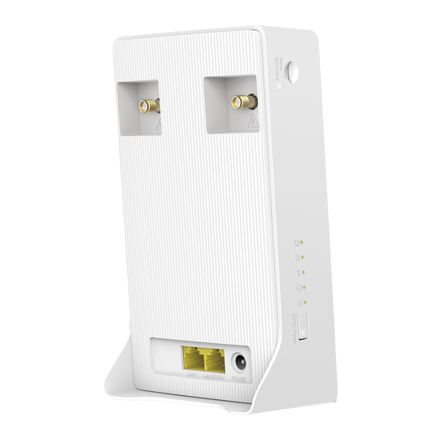 ROUTER Mercusys MB130-4G AC1200 Wi-Fi 4G LTE Router, Build-In 150Mbps 4G LTE Modem, 2.4 GHz, 5 GHz, 4G Cat4 150/50 Mbps