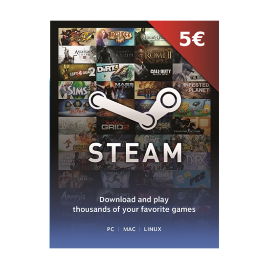 Picture of Steam gift card 5€ - Global