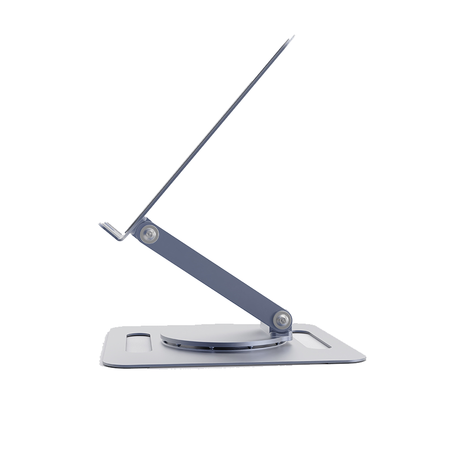 Postolje za notebook riser stand preklopivi rotirajuci, silver GEMBIRD, NBS-DR1-01