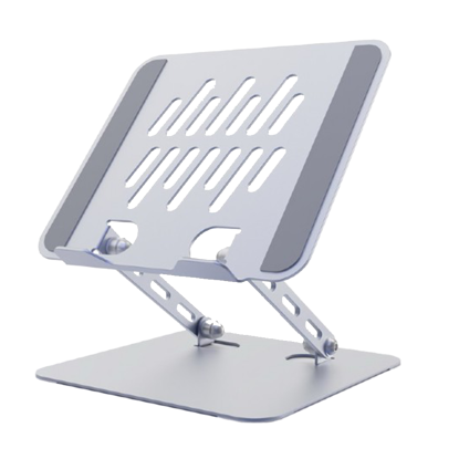 Postolje za notebook riser stand preklopivi, silver GEMBIRD, NBS-D1-04
