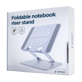 Picture of Postolje za notebook riser stand preklopivi, silver GEMBIRD, NBS-D1-04