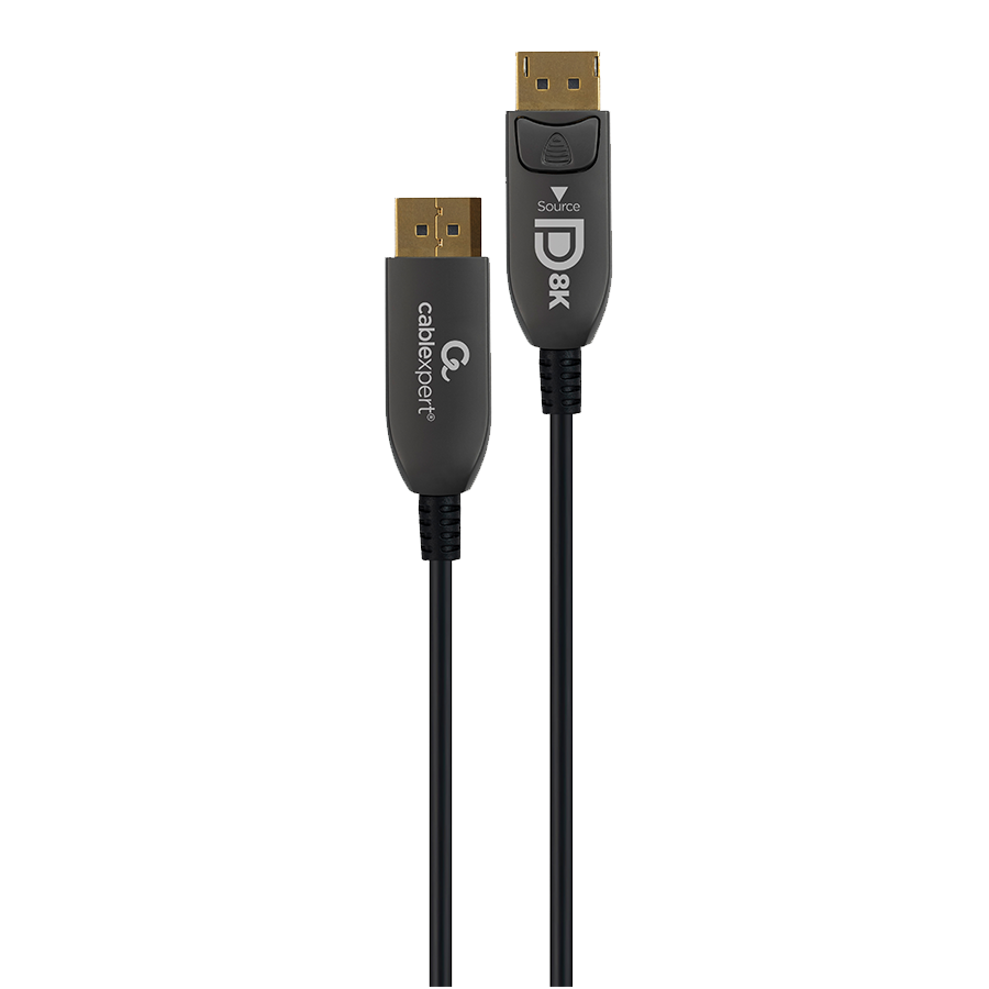 DisplayPort kabal 20m GEMBIRD, muški DisplayPort na muški DisplayPort Active Optical (AOC) 8K AOC Premium Series, CC-DP8K-AOC-20M