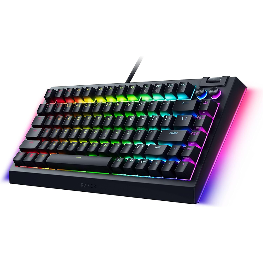 Tastatura Razer BlackWidow V4 75% - Hot-swappable Mechanical Gaming Keyboard - US Layout - FRML RZ03-05000100-R3M1