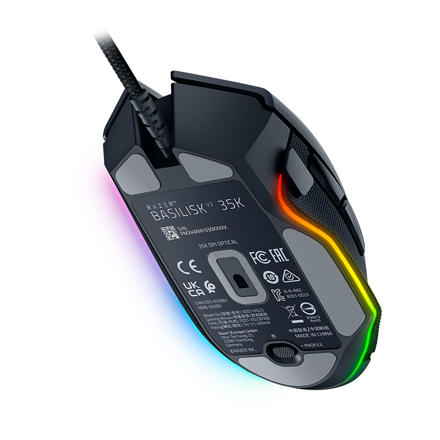 Miš Razer Basilisk V3 35K - Ergonomic Wired Gaming Mouse - FRML Packaging RZ01-05230100-R3M1