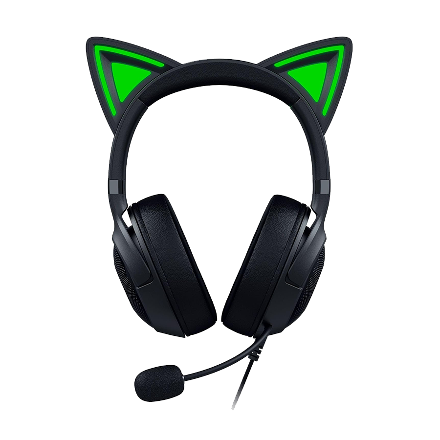 Slušalice Razer Kraken Kitty V2 - USB Headset with RGB Kitty Ears - Black - FRML Packaging RZ04-04730100-R3M1