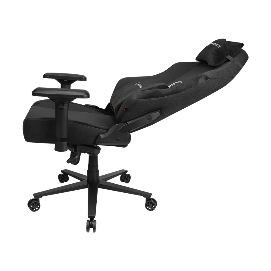 Stolica gaming RAMPAGE KL-R72 WOOF High Level Anti-Sweat Fabric Black Gaming Chair