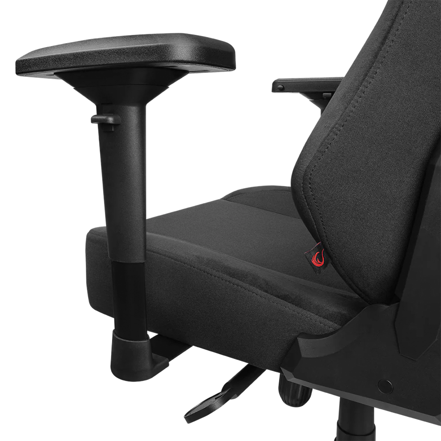 Stolica gaming RAMPAGE KL-R72 WOOF High Level Anti-Sweat Fabric Black Gaming Chair