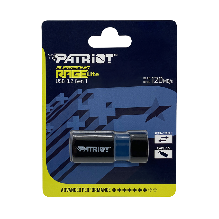 USB Memory stick PATRIOT Rage 128GB 3.2USB PEF128GRLB32U