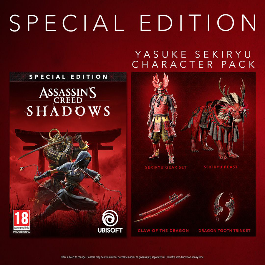 Assassins Creed Shadows Special Edition PS5 PS5X-0391