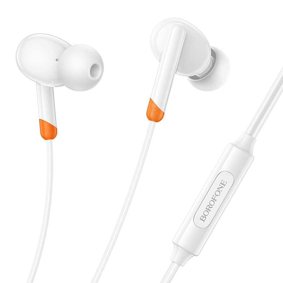 Slušalice sa mikrofonom Type-C BOROFONE BM92 Refined universal earphones with microphone Type-C white