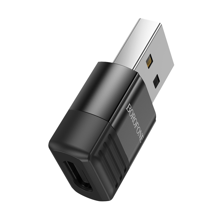 USB adapter BOROFONE BV18 USB male to Type-C female USB2.0 adapter black
