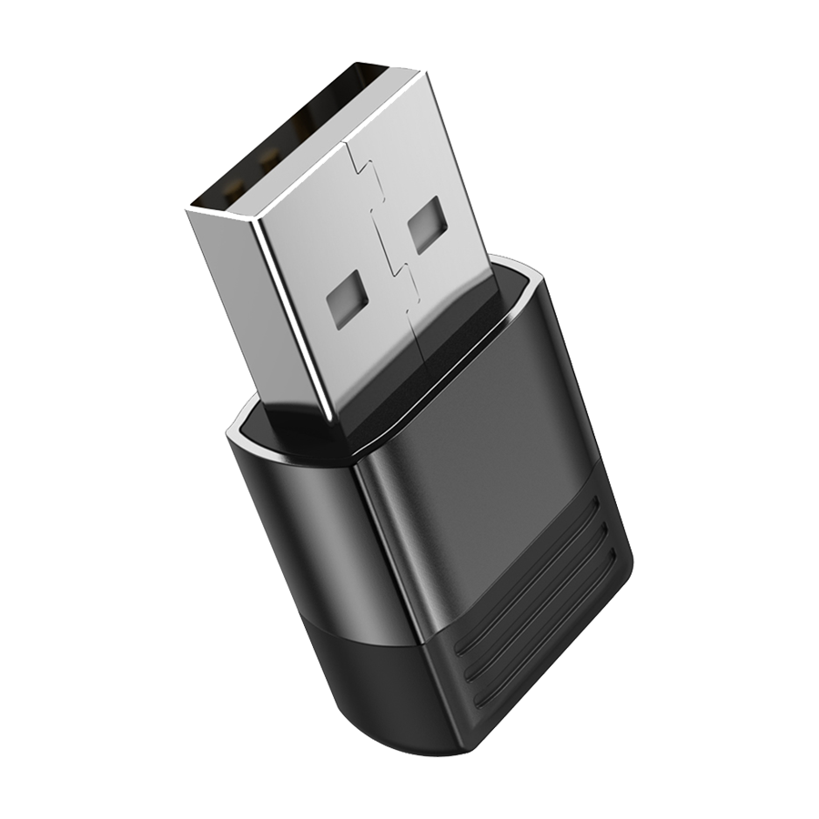 USB adapter BOROFONE BV18 USB male to Type-C female USB2.0 adapter black