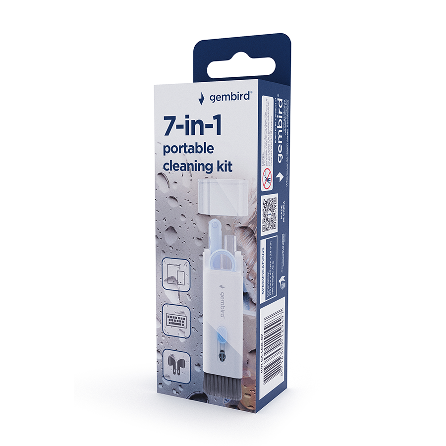 Pribor za čišćenje LCD/TFT ekrana, Gembird CK-LCD-07, 7u1